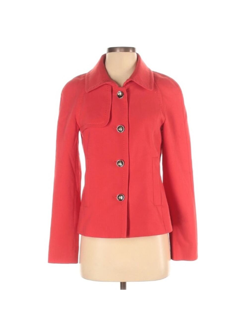 Escada virgin wool Barbia blazer in papaya